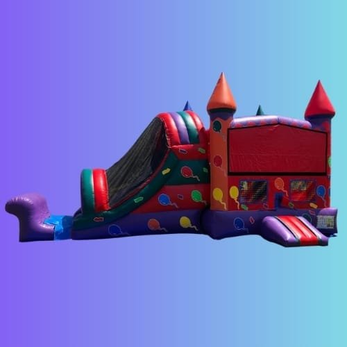 4 in 1 Castle Balloon Double Slide Combo