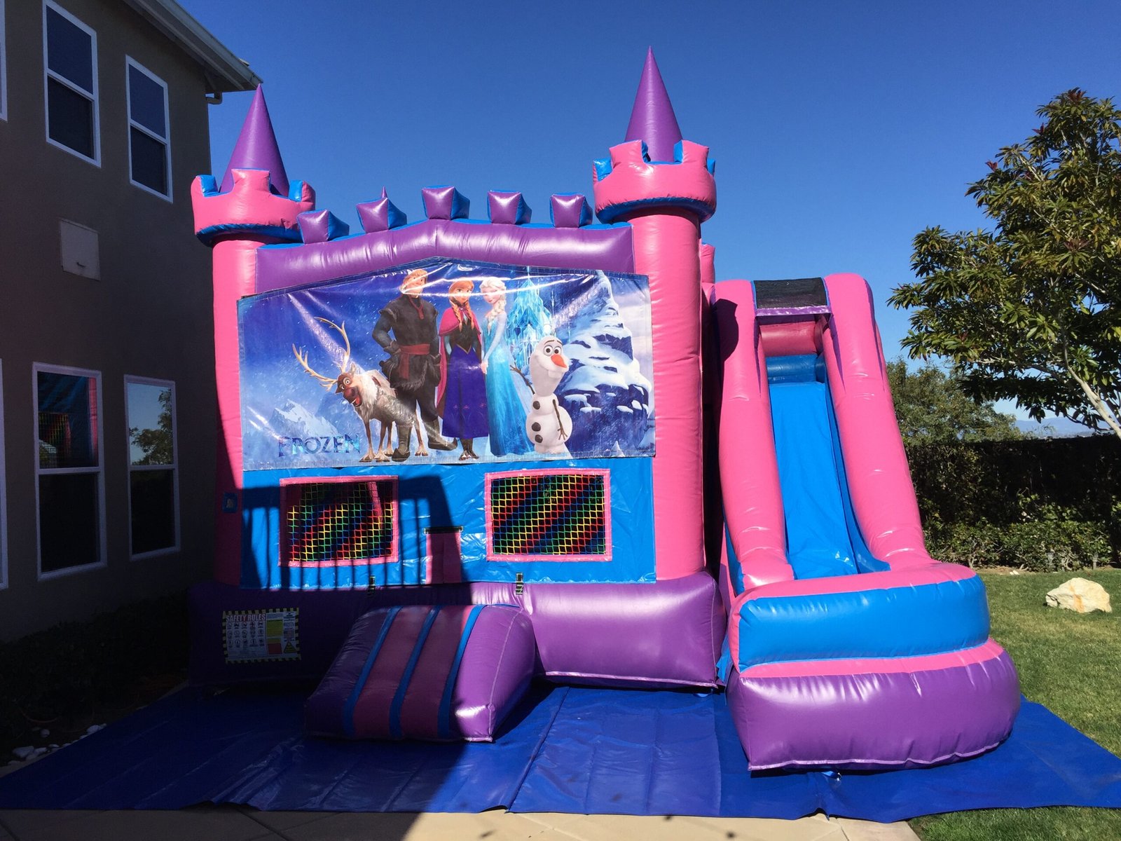 5 in 1 Pink Castle Slide Combo FROZEN 3 5 in 1 Pink Castle Slide Combo FROZEN