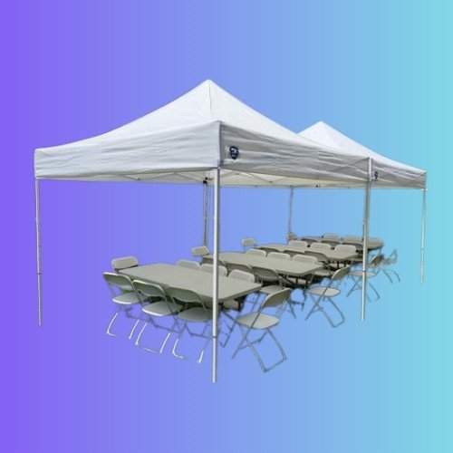 10 x 10 Pop Up Canopy (White) Includes Set Up & Take Down