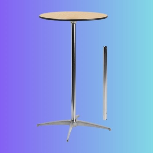 30” or 42” Height Inch Round Cocktail Table