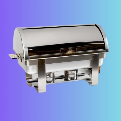 Deluxe 8 Qt. Full Size Roll Top Chafer