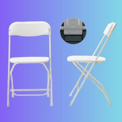 White, Folding, Chairs