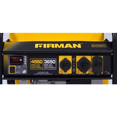 The FIRMAN 4550 Starting watts Power Two of Your Jumpers or Concessions